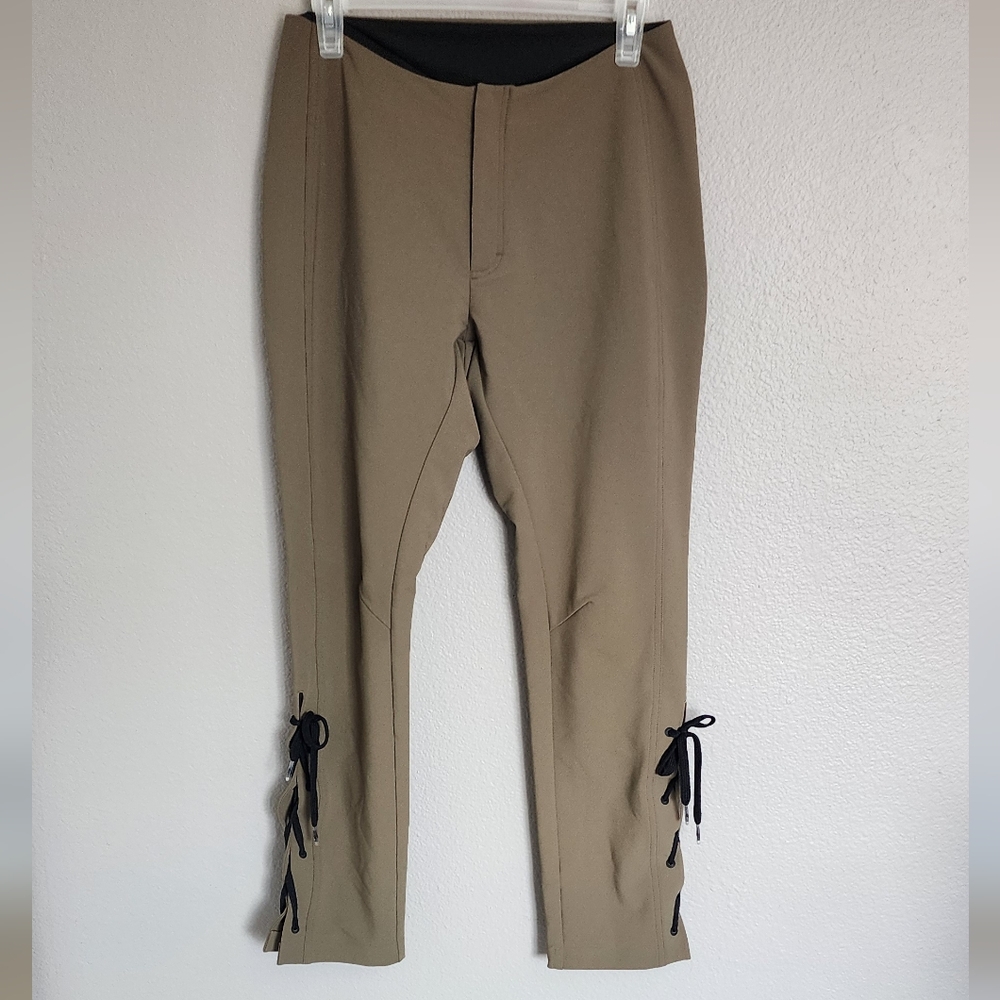 NIKE FIT DRY LACE-UP LEG  LEGGINGS PANTS/SIZE  M